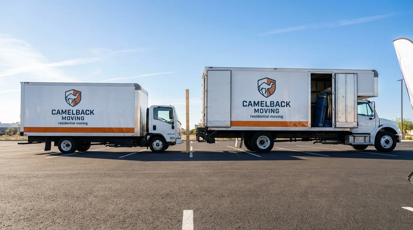 Moving truck size capacity guide in Huguenot